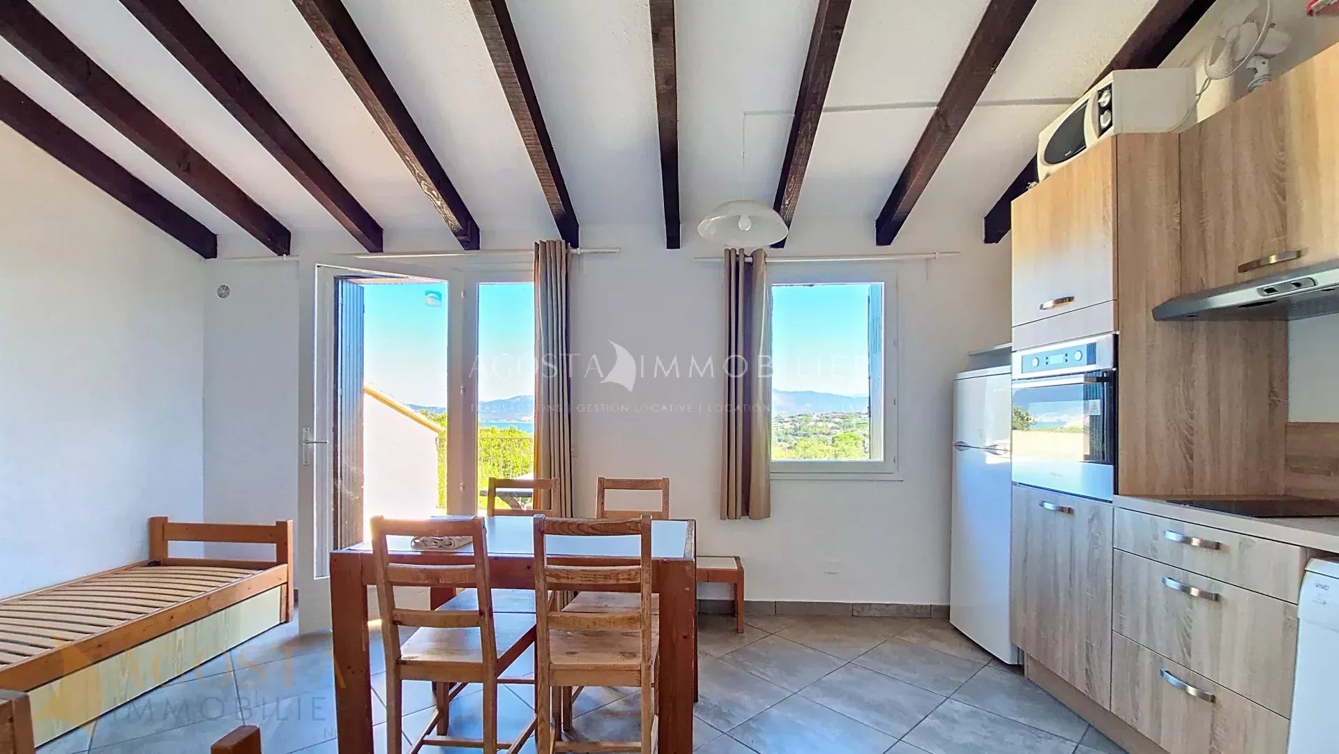 A VENDRE- PORTICCIO -T2 AVEC TERRASSE SUR PAESOLU