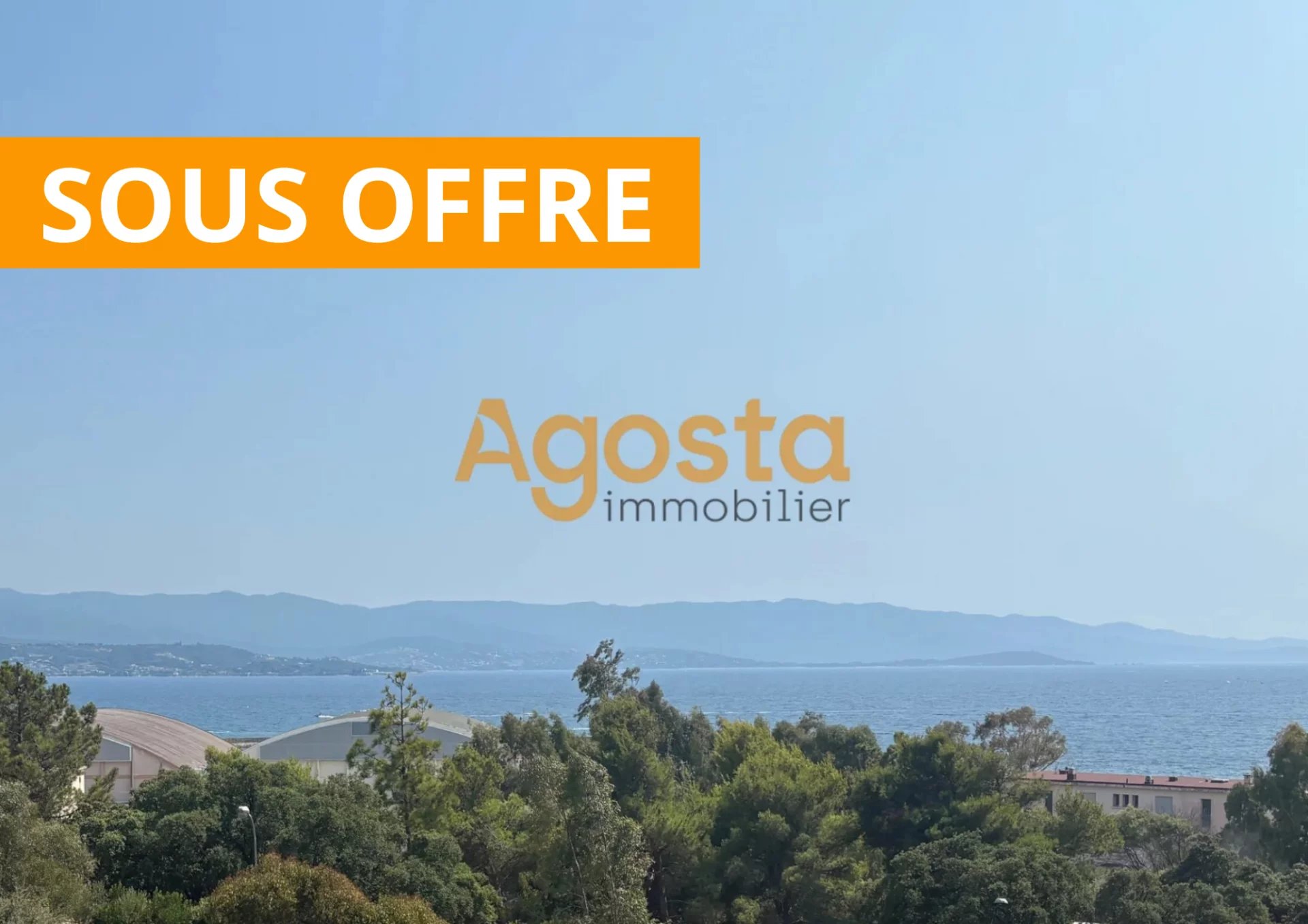 Studio presqu'île Aspretto vue mer