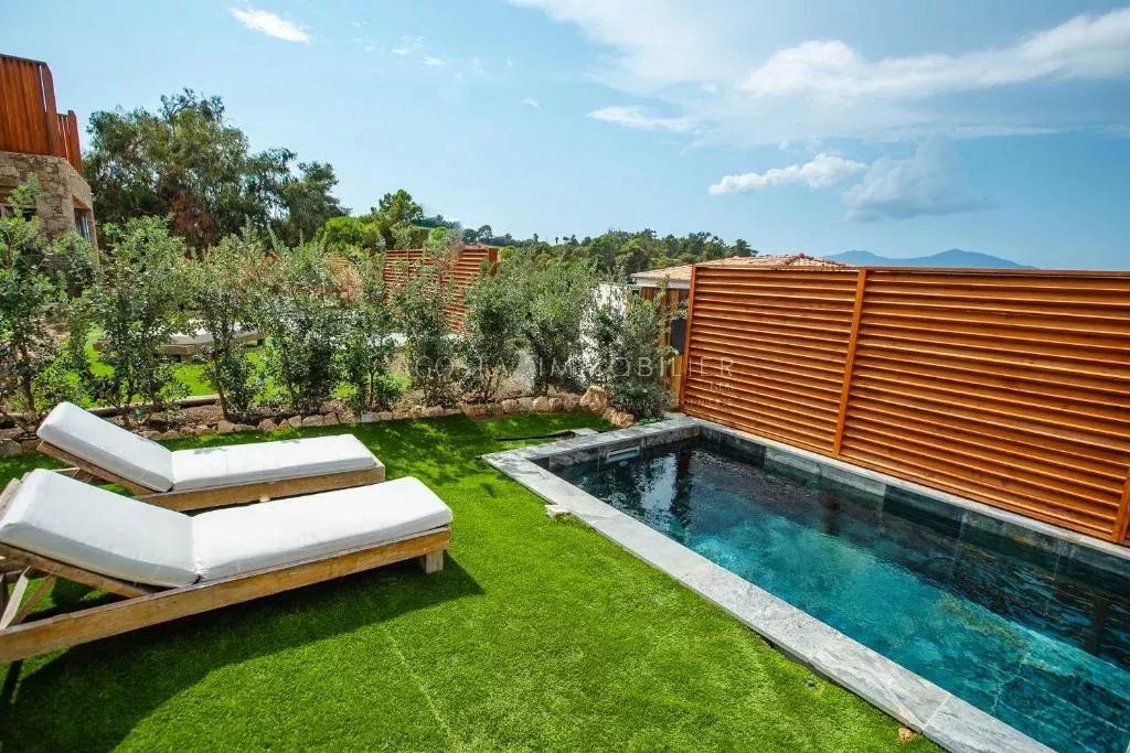 PORTICCIO-VUE MER -LUXE T3 JARDIN PISCINE