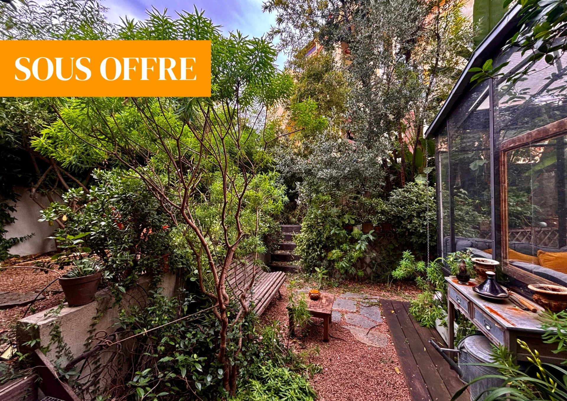 RARE APPARTEMENT T3 CENTRE VILLE AVEC JARDIN